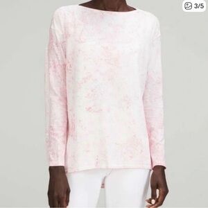 Lululemon Back In Action Long Sleeve Top